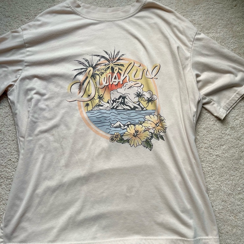Romwe Daydreamer Graphic T-Shirt